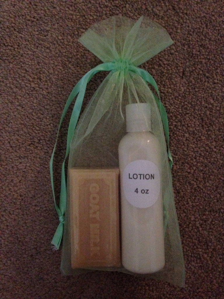 Light green Gift Bag - Goat Milk Etc.
